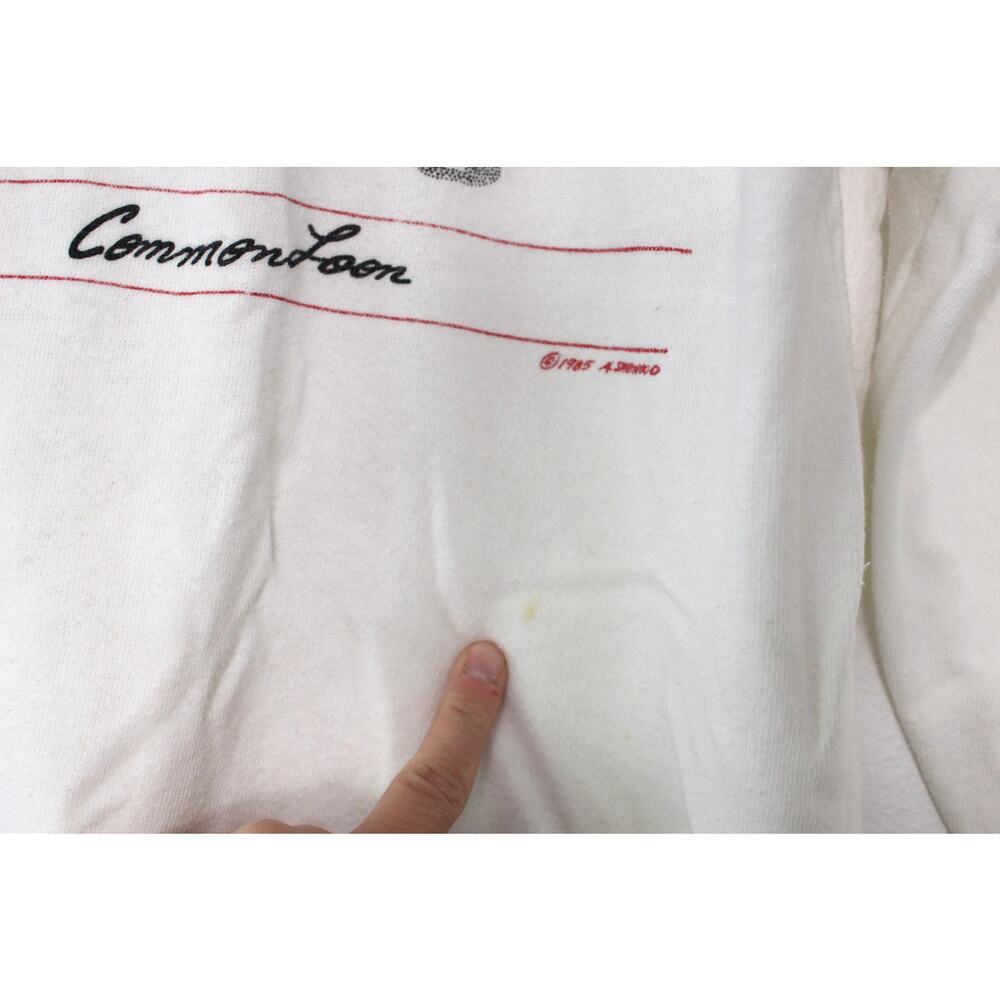 Vintage Common Loon Bird Sweatshirt Small - Picture 4 of 5